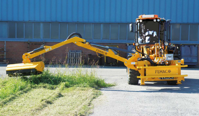 Brat tocator DF6 -- montare frontala -- actionare hidraulica --